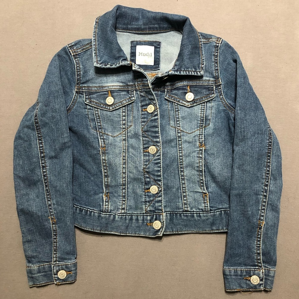 Mudd Girls Distressed Jean Jacket